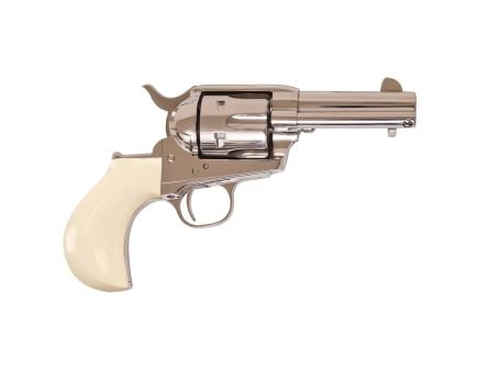 Cimarron Doc Holiday .45 Long Colt Revolver, 3.5" Barrel, Fixed Sights, Silver - CA346DOC