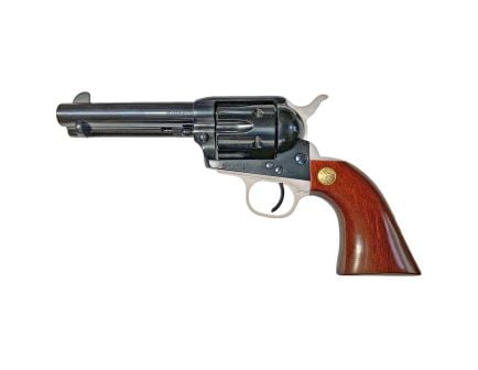 Cimarron Pistoleer .45 Long Colt Revolver, 4.75" Barrel, Fixed Sights, Blue - MP410B1401