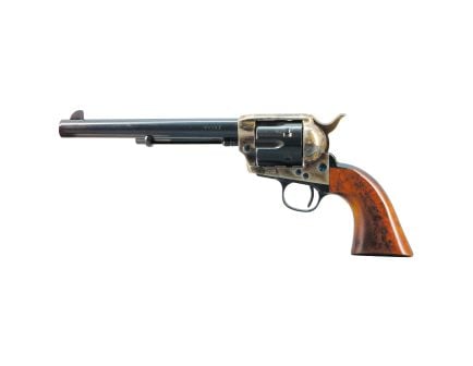 Cimarron Mod P .45 Long Colt Revolver, 7.5" Barrel, Fixed Sights, Color Case Hardened - MP415