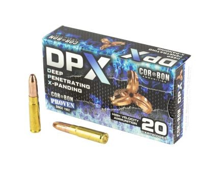 CorBon Deep Penetrating X bullet .300 AAC Blackout Ammunition, 20 Rounds JHP 200Gr - DPX300AAC200