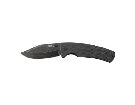 CRKT GULF Black Plain Clip Point 4.08" 2795 Stonewashed 8Cr13MoV
