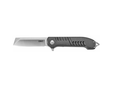 CRKT RAZEL GT Silver Plain Wharncliffe 3.02" 4031 Satin 8Cr13MoV