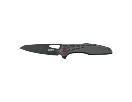 CRKT THERO Black Plain Sheepsfoot 3.08" 6290 Oxide 8Cr14MoV