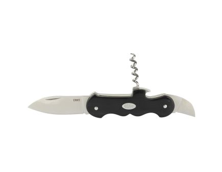 CRKT Triple Play Folding Knife Silver Plain 2.51" 6925 8Cr13MoV