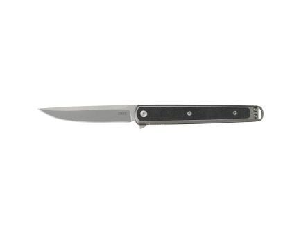 CRKT Seis Folding Knife Silver Plain 3.32" 7123 1.4116 Stainless Steel