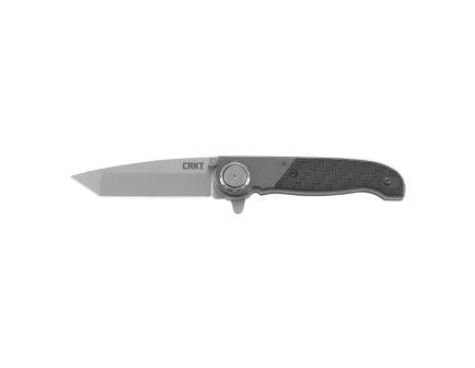 CRKT M40 Silver Plain 2.94" Tanto Knife - M4002 - M4002