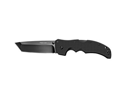 Cold Steel Recon 1 4" Tanto Folding Knife, Black - CS27BT
