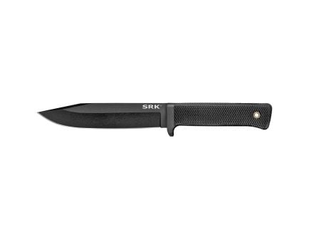 Cold Steel SRK Fixed Blade Knife, SK-5 with Black Tuff-Ex Finish, Plain Edge, 6" Blade