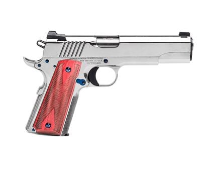 Standard MFG .45 ACP 1911 Pistol, 5" Barrel, Fixed Sights, Silver - 1911N