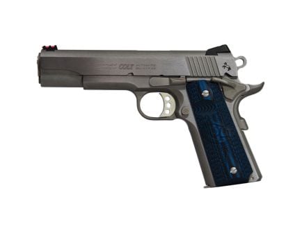 Colt .45 ACP 1911 Pistol, 5" Barrel, Silver - O1080CCS