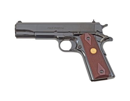 Colt .45 ACP 1911 Pistol, 5" Barrel, White Dot Sights, Blue - O1911CRB