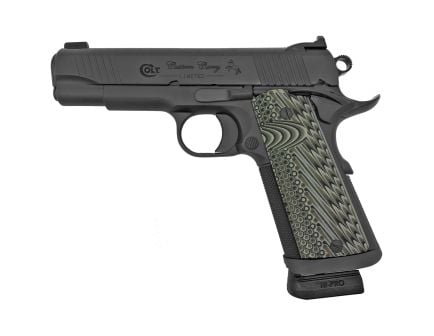 Colt 9mm 1911 Pistol, 4.25" Barrel, Fixed Night Sights, Black - O4042CS