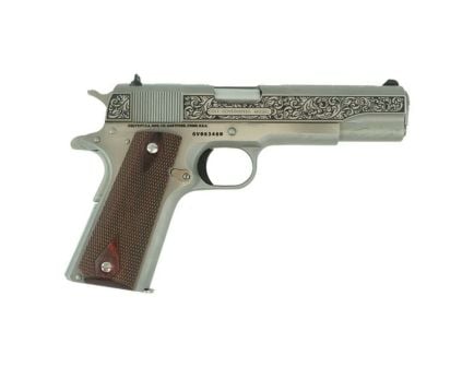 Colt 1911 Classic Government Filigree .45 ACP 4.25" 8rds, Stainless