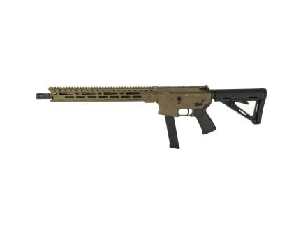 Diamondback DB1417P041 9mm AR Rifle with 16" Barrel, Burnt Bronze - DB1417P041