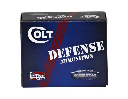 DoubleTap Colt Defense 10mm Ammunition, 20 Rounds JHP 180Gr - 10M180CT