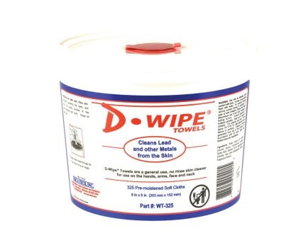 D-Lead D-Wipe 6" x 8" Towel, Tub of 325