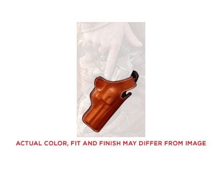 DeSantis Gunhide Dual Angle Hunter Right Hand Leather Belt Holster for 4" S&W L Frame - 016TC34Z0