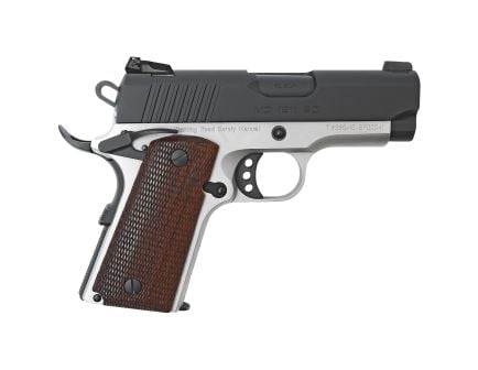 Girsan .45 ACP 1911 Pistol, 3.4" Barrel, Fixed Sights, Black, Silver - 390042