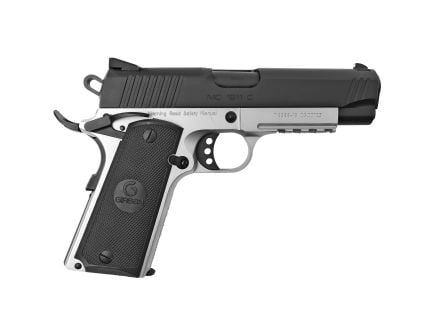 Girsan 9mm 1911 Pistol, 4.4" Barrel, Fixed Sights, Black, Silver - 390052