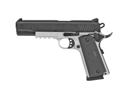 Girsan .45 ACP 1911 Pistol, 5" Barrel, Fixed Sights, Silver, Black - 390062