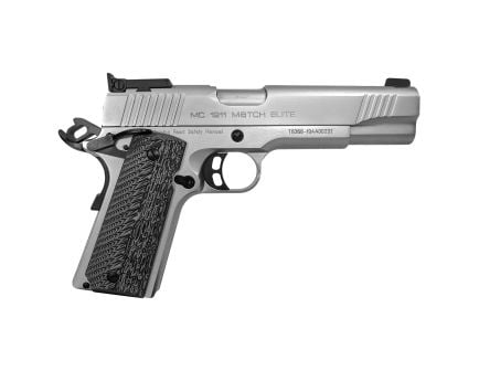 Girsan .45 ACP 1911 Pistol, 5" Barrel, Adjustable Rear Sights, Silver - 390095