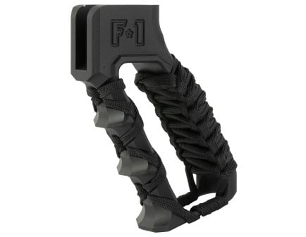 F-1 Firearms GRP, Style 2 Grip, Fits AR Rifles, Anodized Finish, Black, Paracord Wrapped