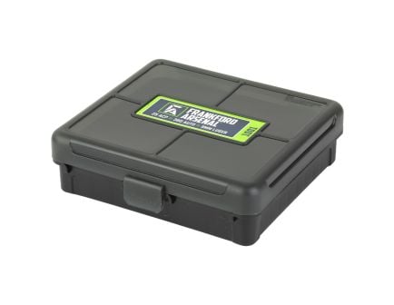 Frankford Arsenal 100 Round Ammo Box, fits 32ACP, 380ACP, 9mm, Gray - 1083797
