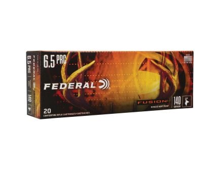 Federal Fusion 6.5 PRC Ammunition, 20 Rounds Soft Point 140Gr - F65PRCFS1