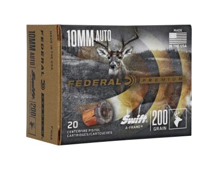 Federal Swift 10mm Ammunition, 20 Rounds JHP 200Gr - P10SA
