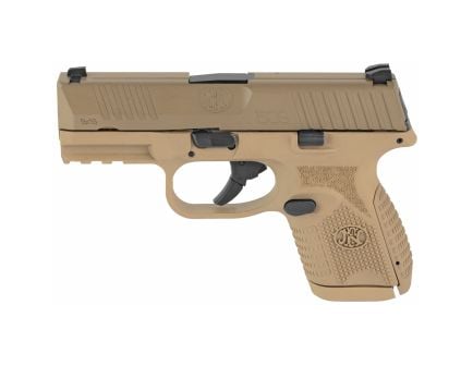 FN FN509 Compact 9mm Pistol, 3.7" CHF Barrel, Black - 66100819