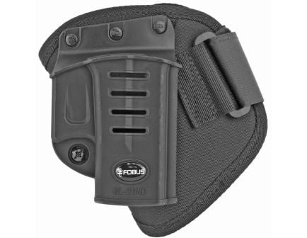 Fobus Ankle Holster, Right Hand, Black, 3.25", Fits Glock 26,27,33