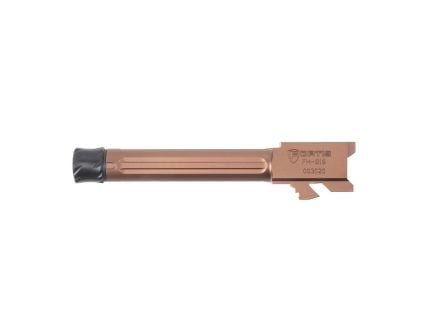 Fortis Match Grade Barrel Threaded Fluted Barrel 9mm 4" for Glock 19 - FMG19TBCPPR