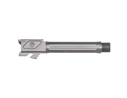 Fortis Match Grade Barrel for Glock 9mm 4.5" Threaded for Glock 19/x - FMG19TBGREY