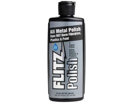 Flitz Liquid Metal Polish, 3.40 oz Bottle