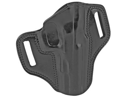 Galco Combat Master Belt Holster, Fits CZ 75B 9mm, Right Hand, Black Leather