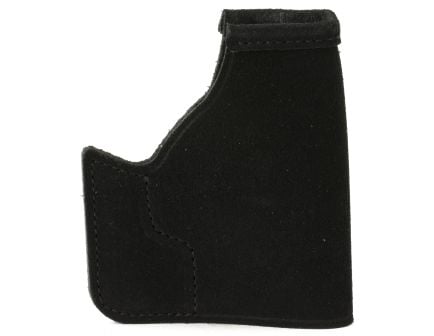 Galco Pocket Protector Holster, Fits Glock 42 and Sig P365, Ambidextrous, Black Leather