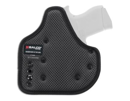 Galco QuickTuk Cloud Right Hand IWB Holster for Glock 43X w Red Dot, Black - QTC800RB