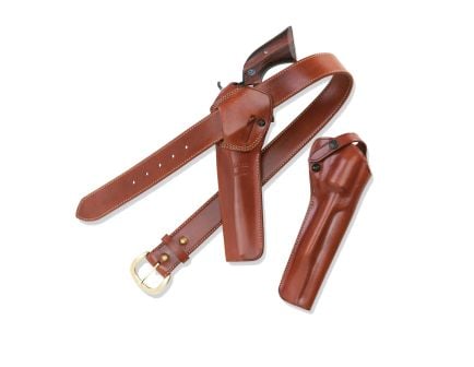Galco SAO Single Action Outdoorsman Right Hand Holster for Single Action Army, Tan - SAO166