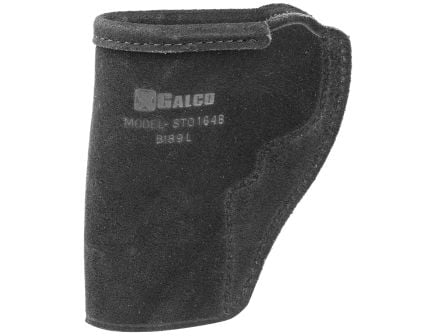 Galco Stow-N-Go Inside The Pant Holster, fits S&W J Frame with 3" Barrel, Right Hand, Black Leather
