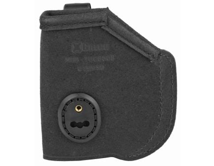Galco Tuck-N-Go 2.0 Strongside/Crossdraw, IWB Ambidextrous, fits Glock 43 w/TLR6, Black Leather
