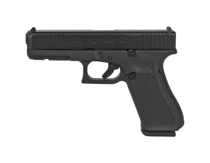 Glock 17 M.O.S. 9mm Pistol, 4.49" Barrel, Fixed Sights, Right Hand, Black - G17517MOSAUT