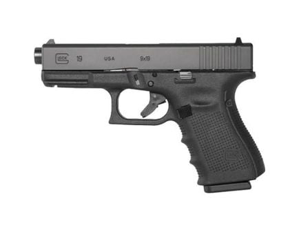 Glock G19 Gen 5 Compact 9mm 4.49" 15rds, Black