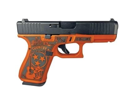 Glock G19 Gen 5 Custom Tennessee Orange Compact 9mm 4.02" 15rds, Tennessee Orange