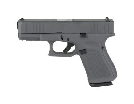 Glock 19 9mm Pistol, 4.02" Barrel, Fixed Sights, Sniper Gray - PA195S204SG