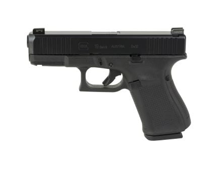 Glock 19 9mm Pistol, 4.02" Barrel, Night Sights, Black - PA195S301UCA