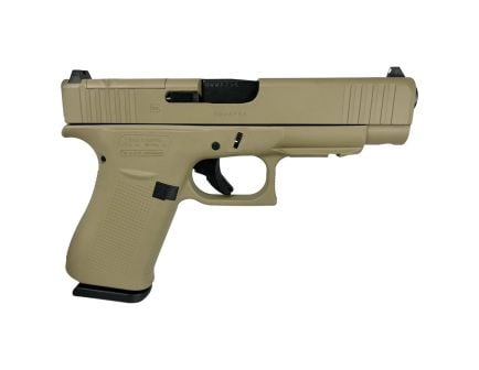 Glock G48 MOS Custom FDE Compact 9mm 4.17" 10rds, Flat Dark Earth