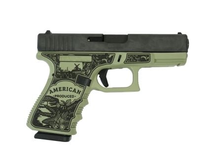 Glock G19 Gen 3 American Made-Farm Compact 9mm 4.02" 15rds, Green