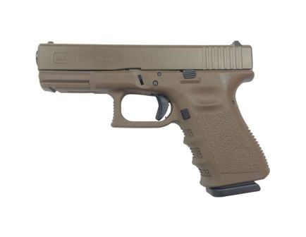 Glock G19 Gen 3 Custom FDE Compact 9mm 4.02" 15rds, Flat Dark Earth