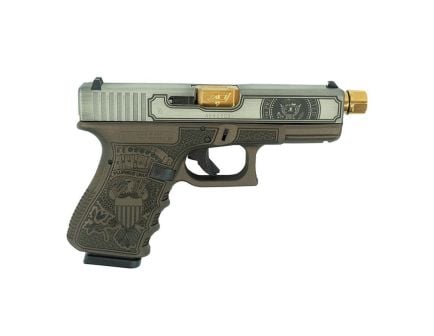 Glock G19 Gen 3 Compact Trump Edition 9mm 4.40" 15rds, Brown