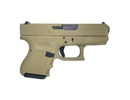 Glock G27 Gen 3 Custom FDE Subcompact .40 S&W 3.43" 9rds, Flat Dark Earth